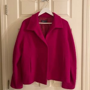 Jones New York magenta/fuschia wool jacket